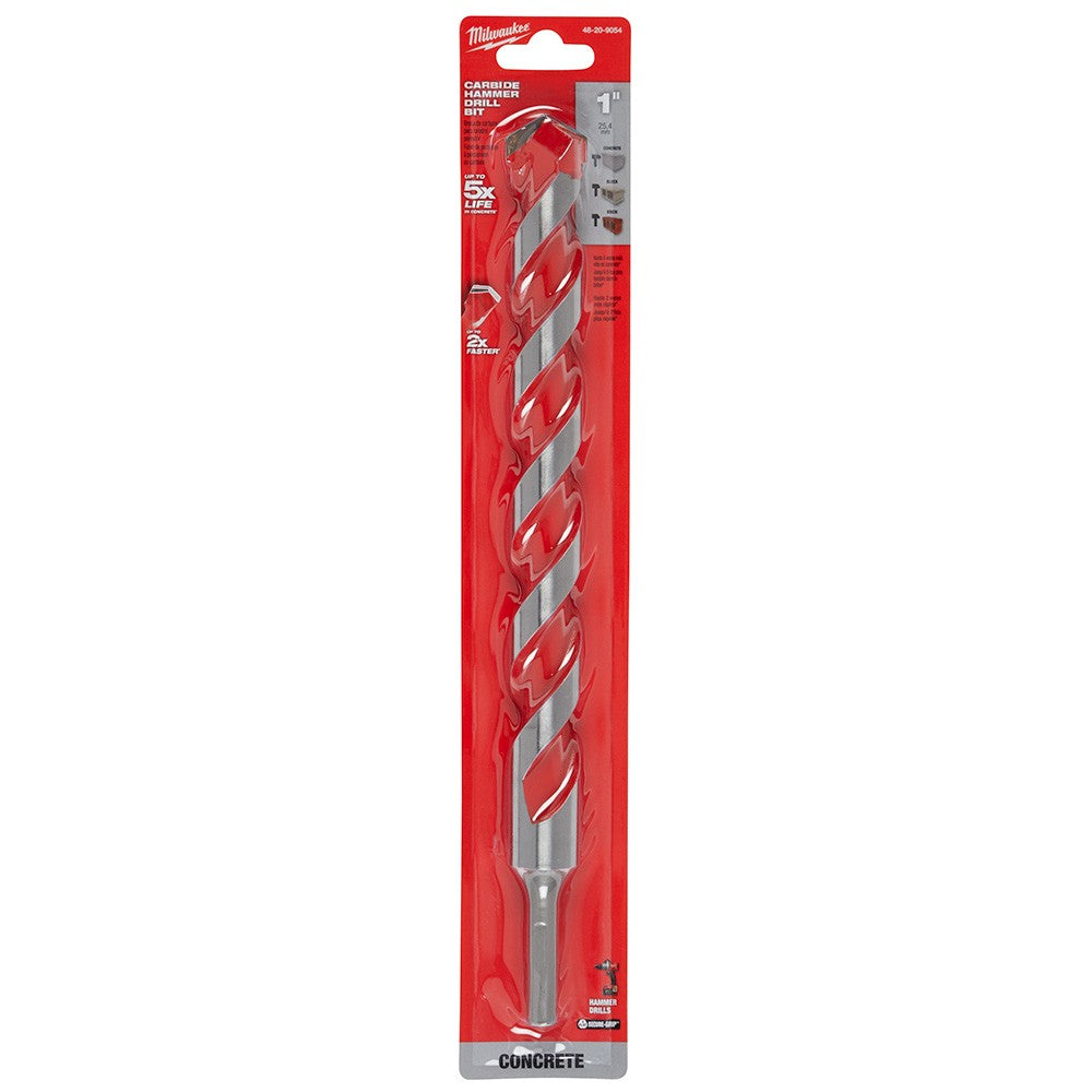 Milwaukee 48-20-9054 1 x 10 x 12 Carbide Hammer Drill Bit