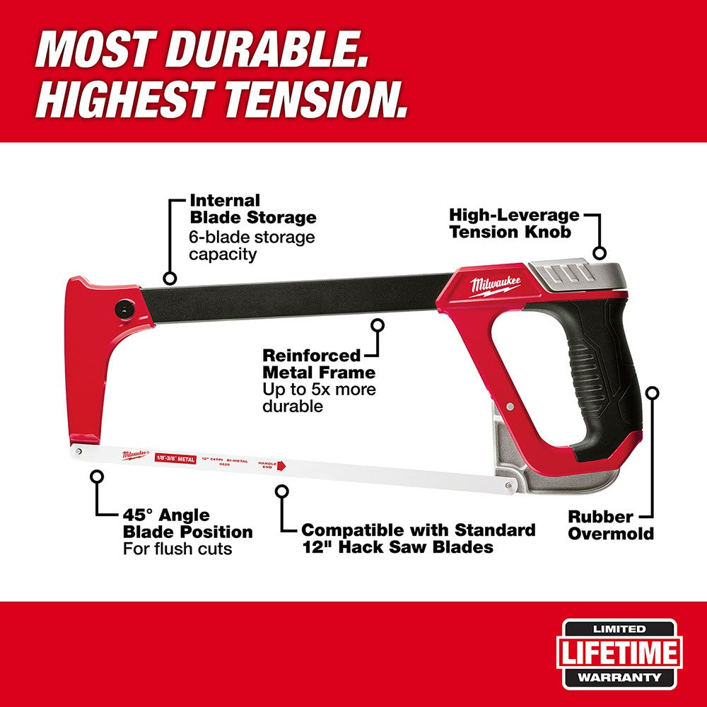 Milwaukee 48-22-0050 12 High Tension Hacksaw