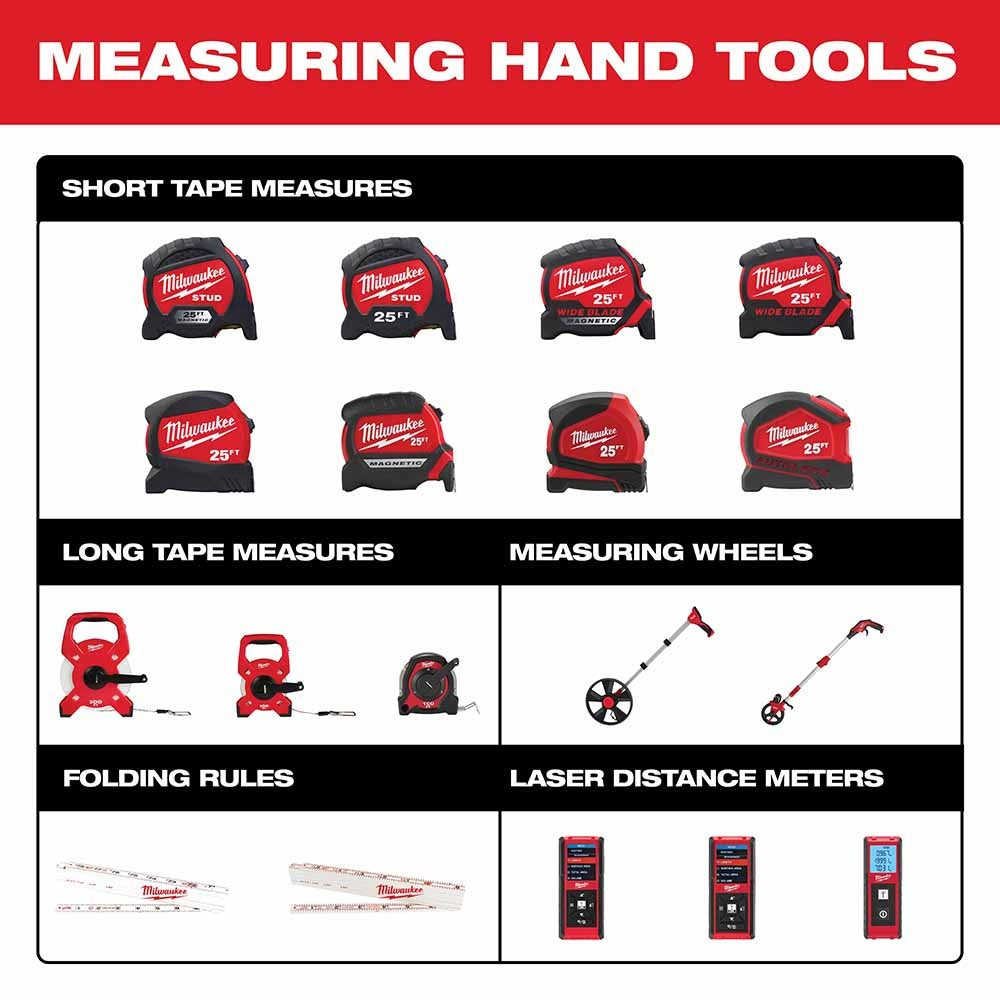 Milwaukee 48-22-0316 16Ft Compact Magnetic Tape Measure