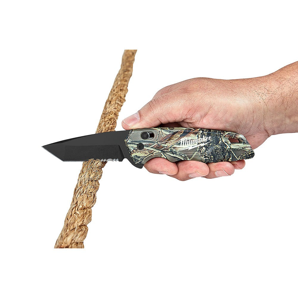 Milwaukee 48-22-1535 FASTBACK Camo Spring Assisted Folding Knife