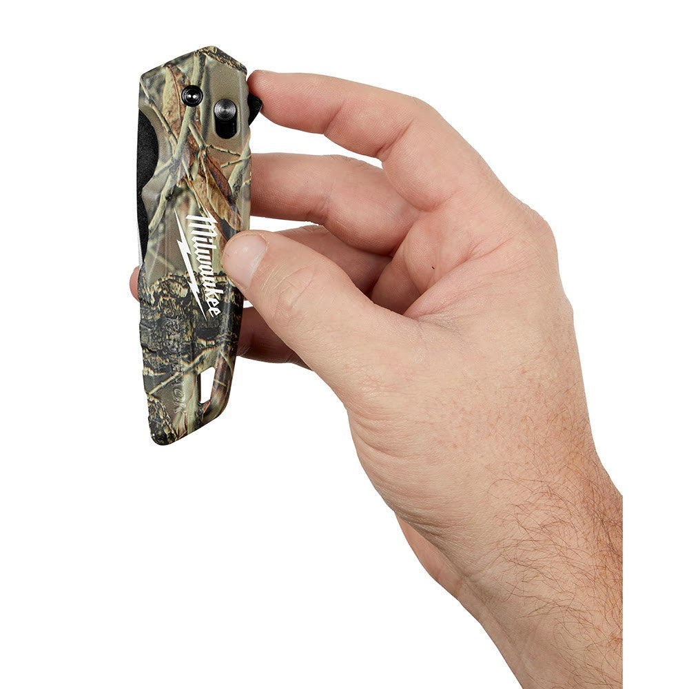 Milwaukee 48-22-1535 FASTBACK Camo Spring Assisted Folding Knife