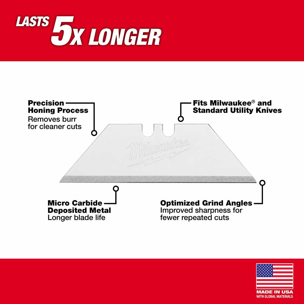 Milwaukee 48-22-1905 5Pc General Purpose Utility Blades