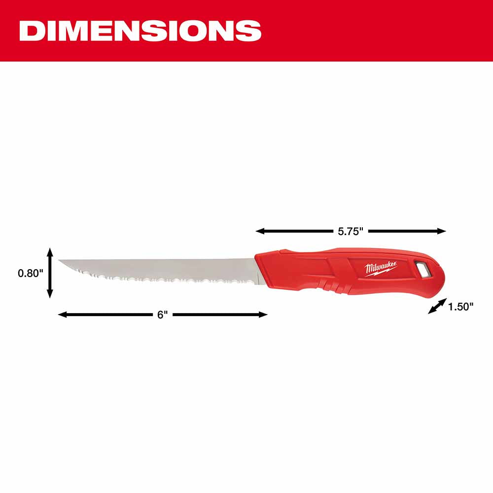 Milwaukee 48-22-1922 Serrated Blade Insulation Knife