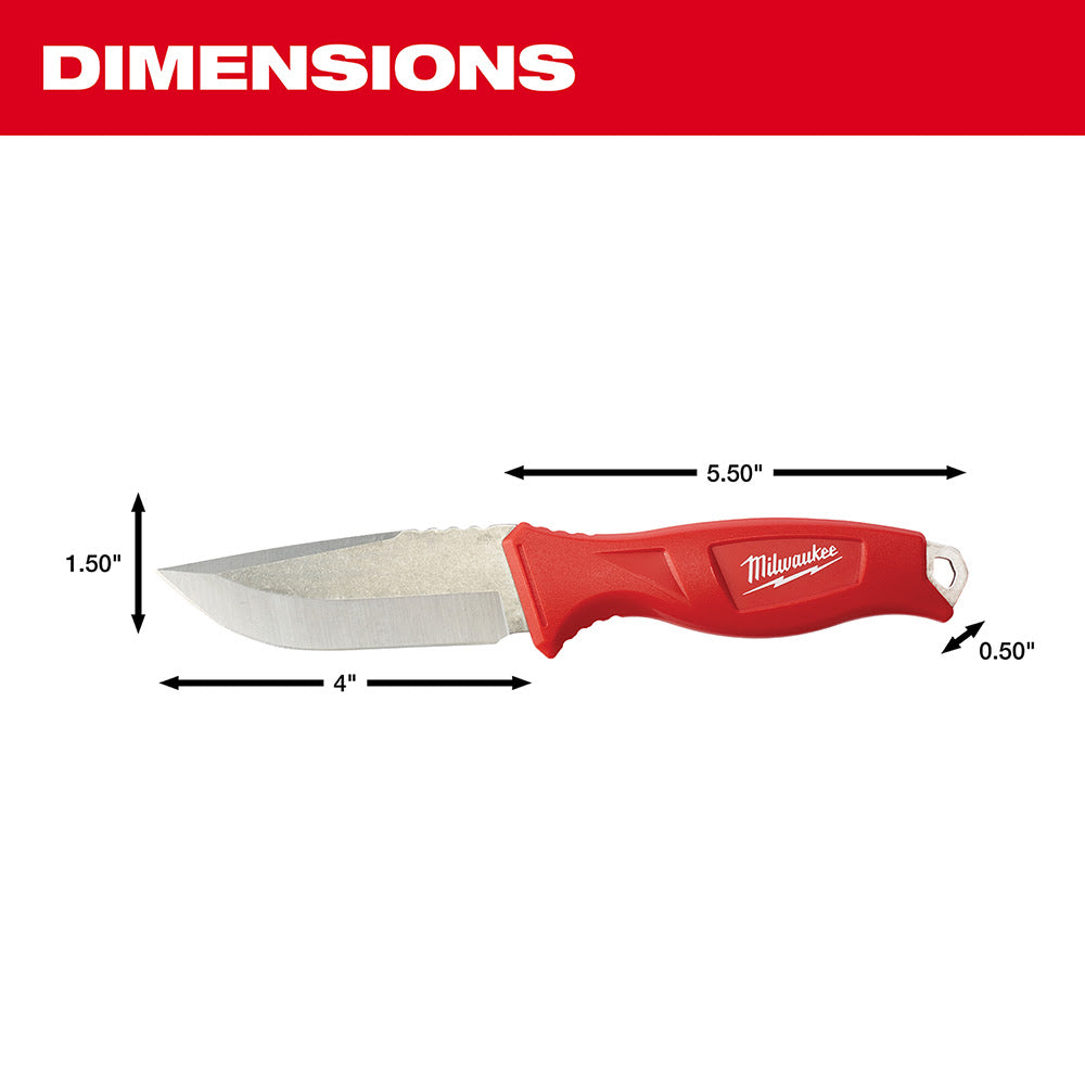 Milwaukee 48-22-1926 Tradesman Fixed Blade Knife