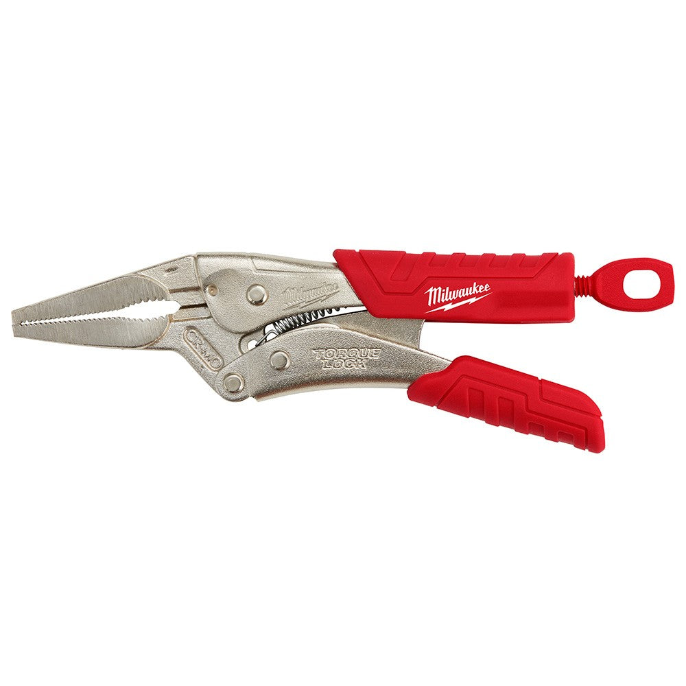 Milwaukee 48-22-3406 6 TORQUE Lock Long Nose Locking Pliers w/ Durable Grip