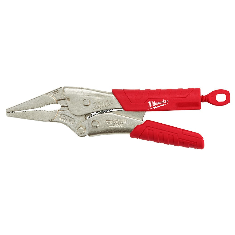 Milwaukee 48-22-3409 9 TORQUE Lock Long Nose Locking Pliers w/ Durable Grip