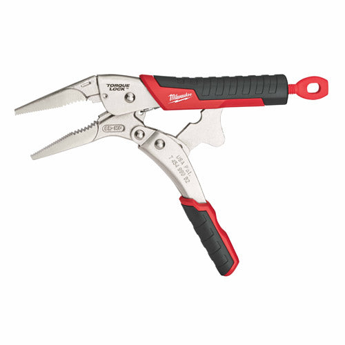 Milwaukee 48-22-3409 9 TORQUE Lock Long Nose Locking Pliers w/ Durable Grip