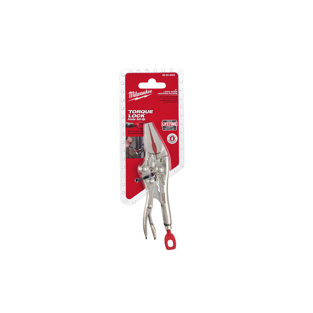 Milwaukee 48-22-3504 4 Long Nose Locking Pliers