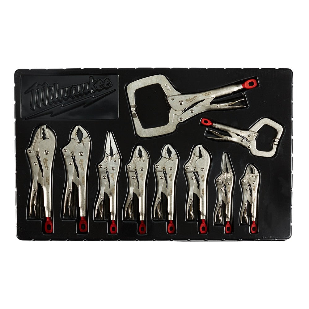 Milwaukee 48-22-3690 10Pc Torque Lock Locking Pliers Kit