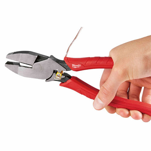 Milwaukee 48-22-6100 9 High Leverage Linemans Pliers with Crimper