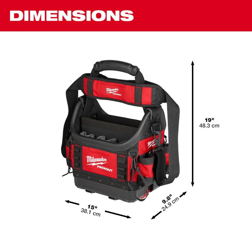 Milwaukee 48-22-8311 PACKOUT 10 Structured Tote