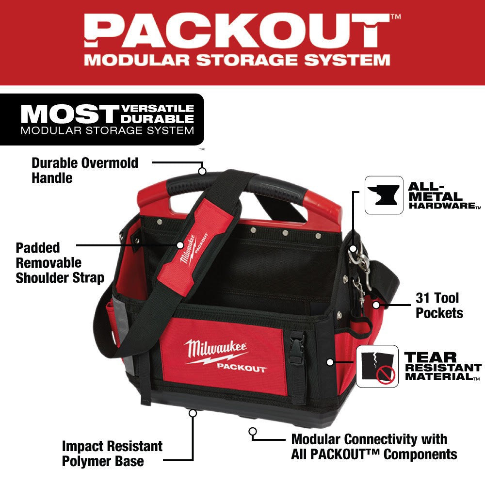 Milwaukee 48-22-8315 15 PACKOUT Tote