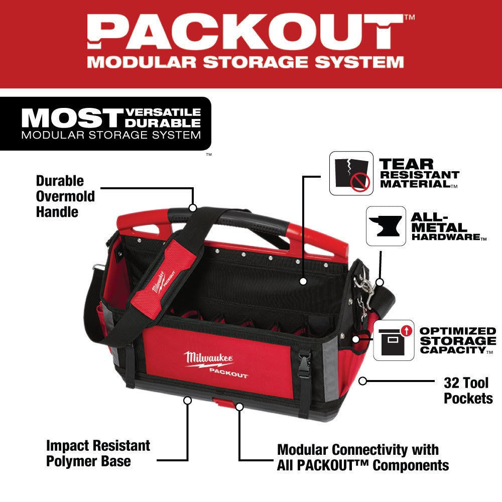 Milwaukee 48-22-8320 20 PACKOUT Tote