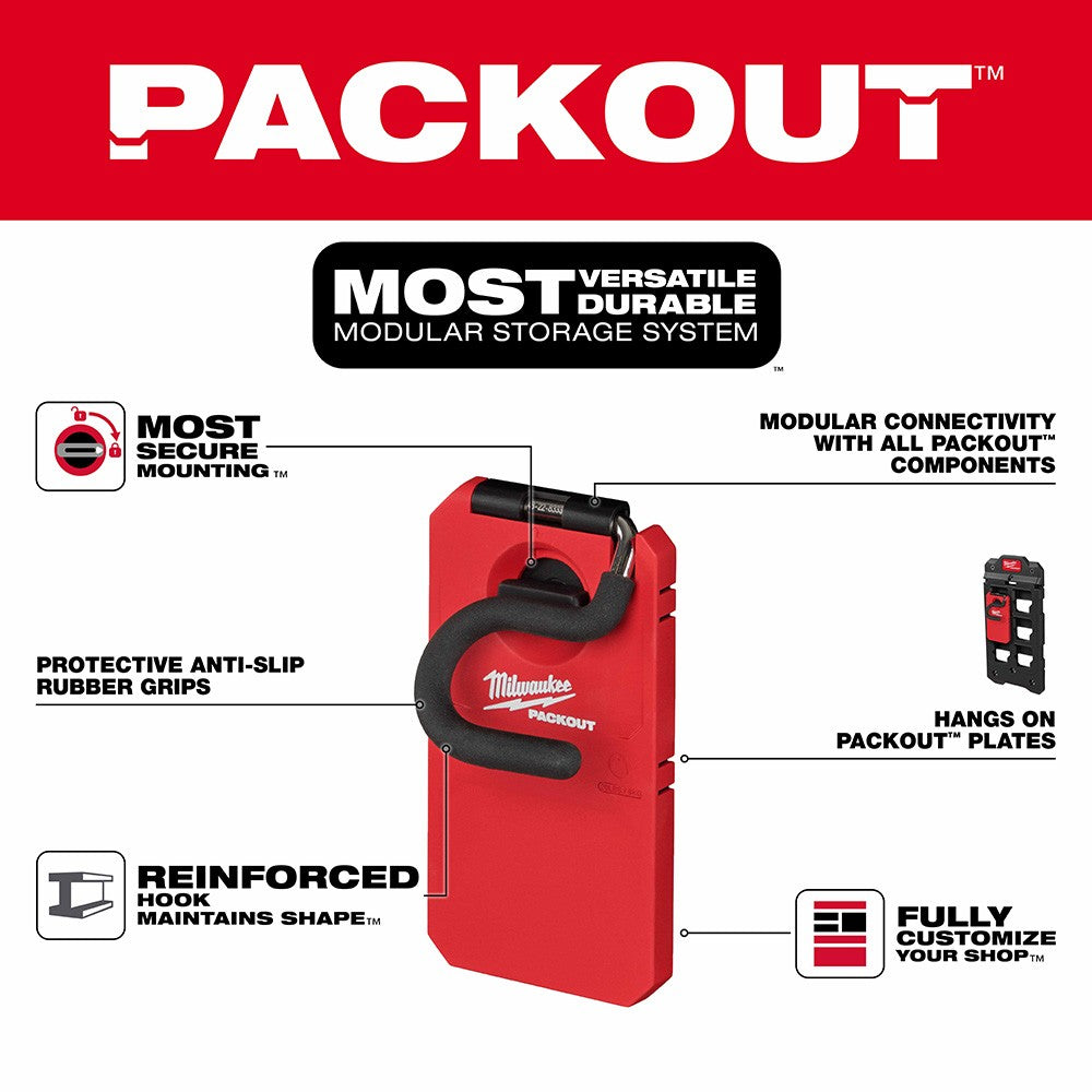 Milwaukee 48-22-8333 PAKCOUT Shop Storage 4 S Hook