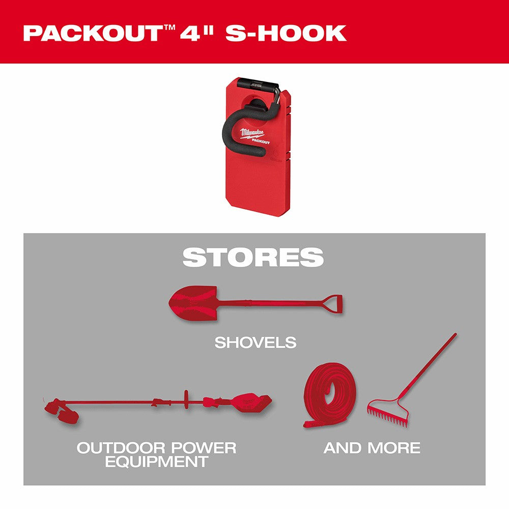 Milwaukee 48-22-8333 PAKCOUT Shop Storage 4 S Hook