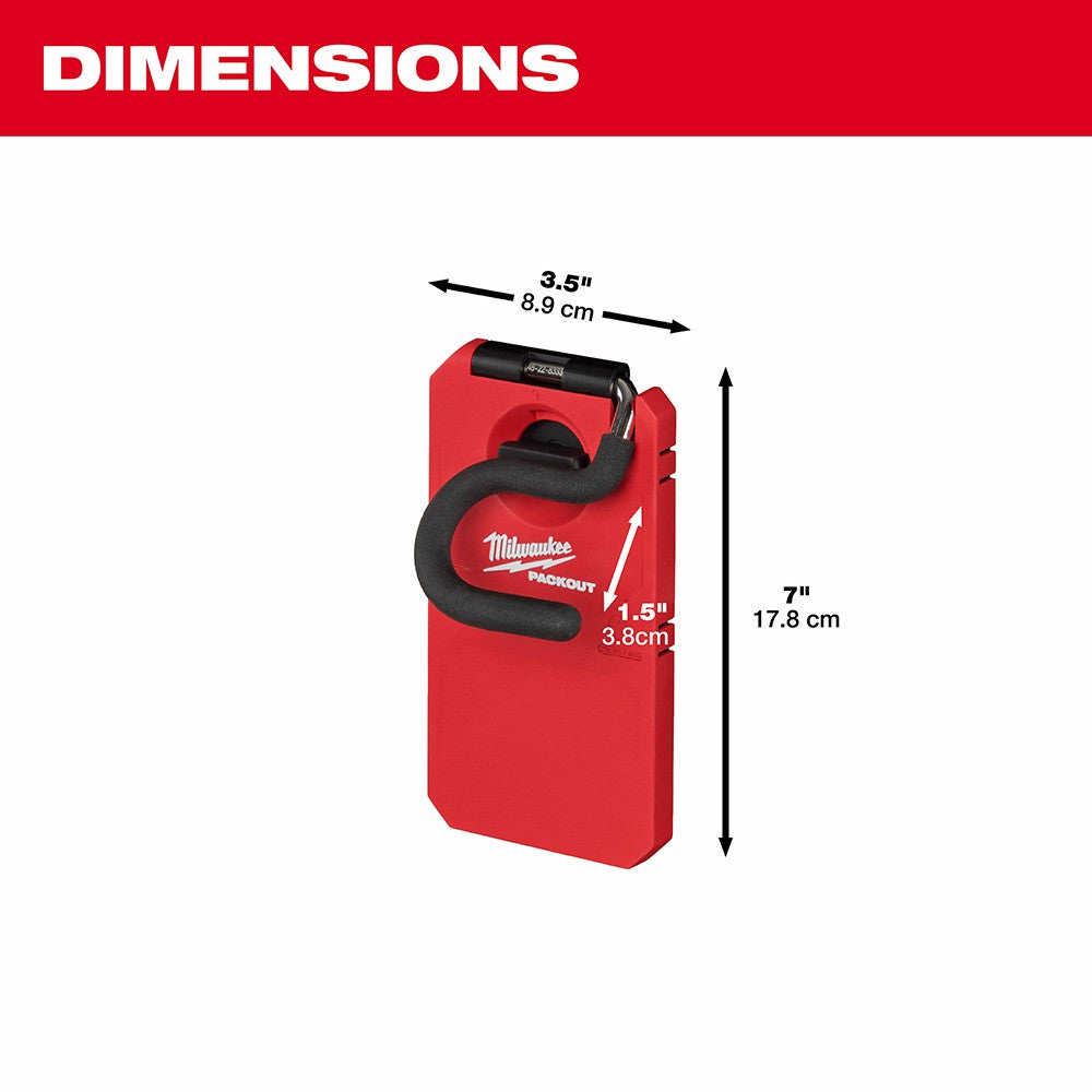 Milwaukee 48-22-8333 PAKCOUT Shop Storage 4 S Hook