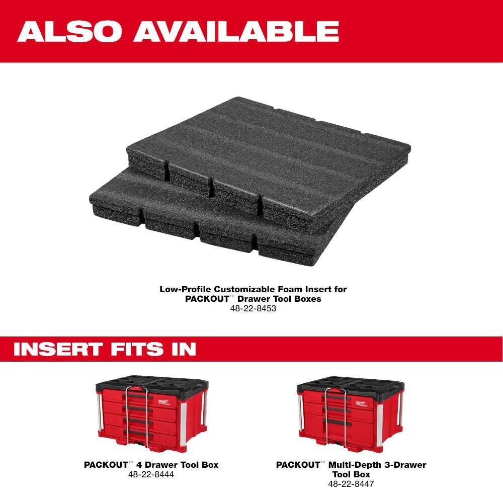 Milwaukee 48-22-8444 PACKOUT 4-Drawer Tool Box