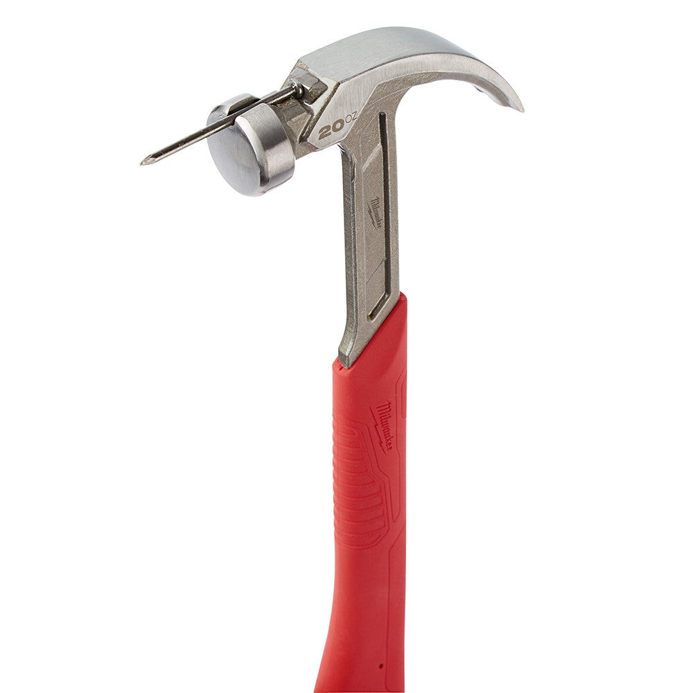 Milwaukee  48-22-9080 20-Oz Curved Claw Smooth Face Hammer