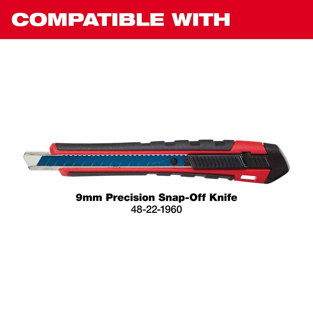 Milwaukee 48-22-9109 9mm Precision Snap Blades (10Pk)