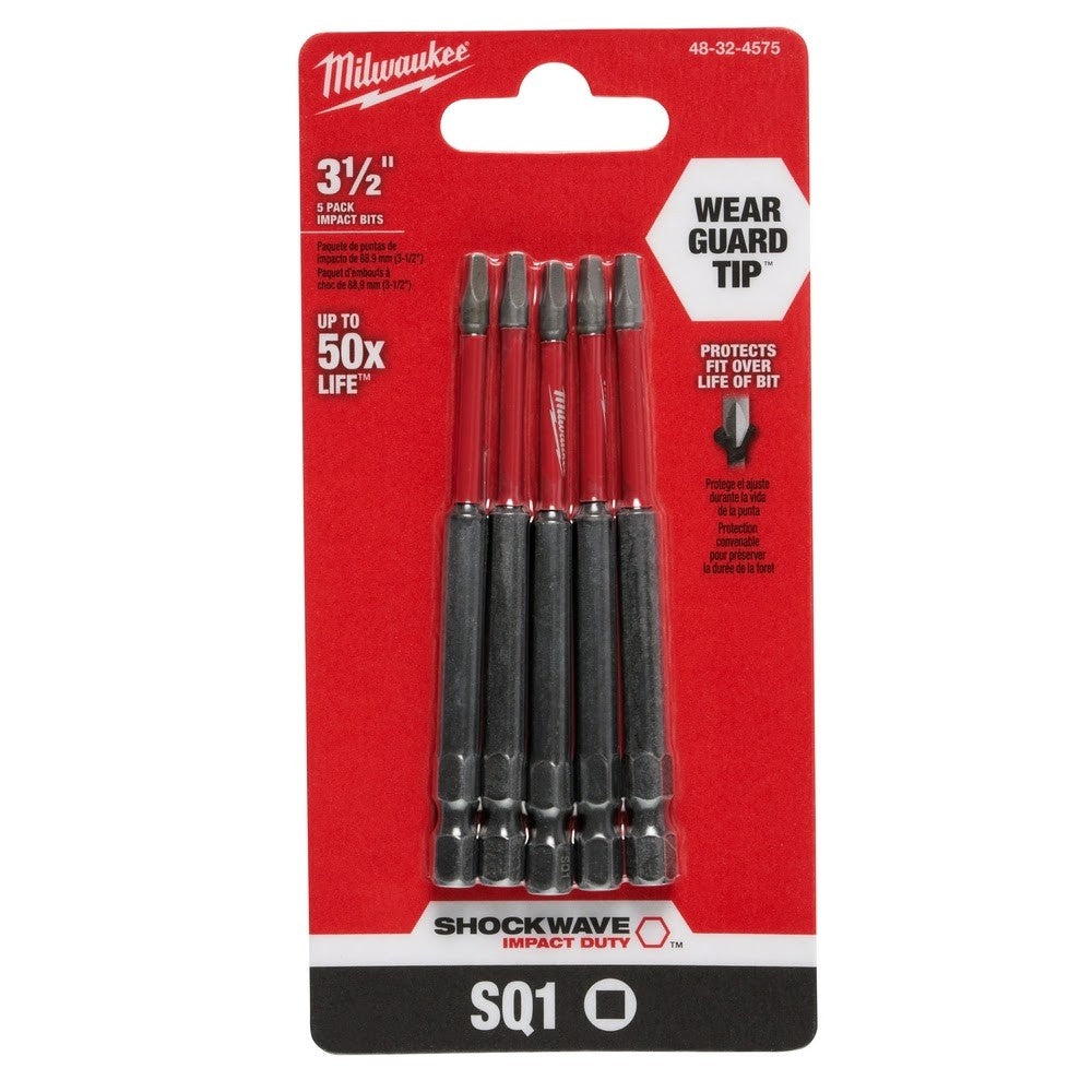 Milwaukee 48-32-4575 Shockwave 3.5 SQ1 5Pk