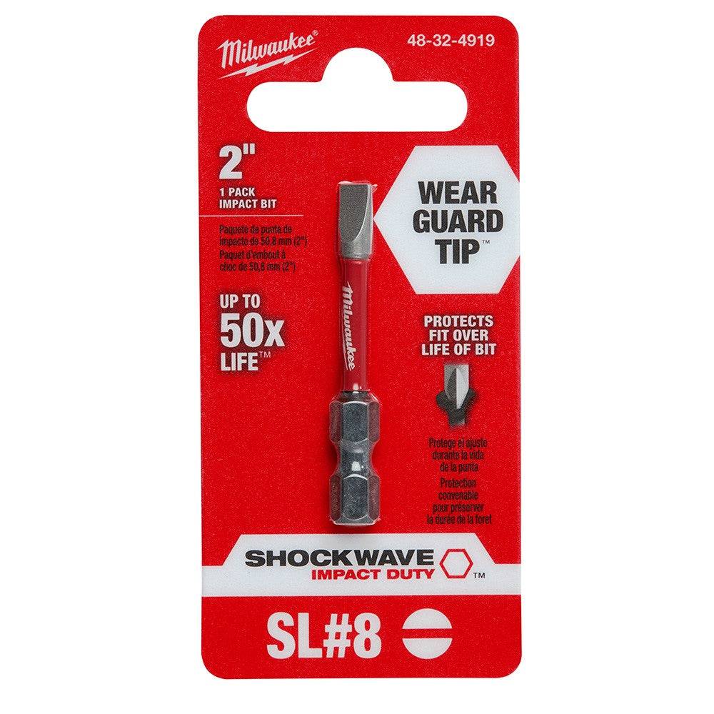 Milwaukee 48-32-4919 SL 3/16 2” Power Bit 1Pk