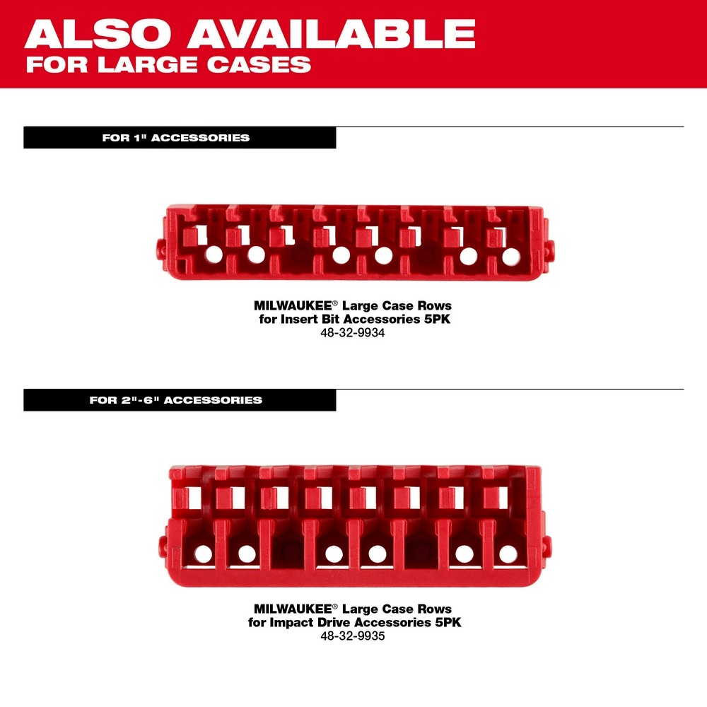 Milwaukee 48-32-9922 Customizable Large Case for Impact Driver Accessories