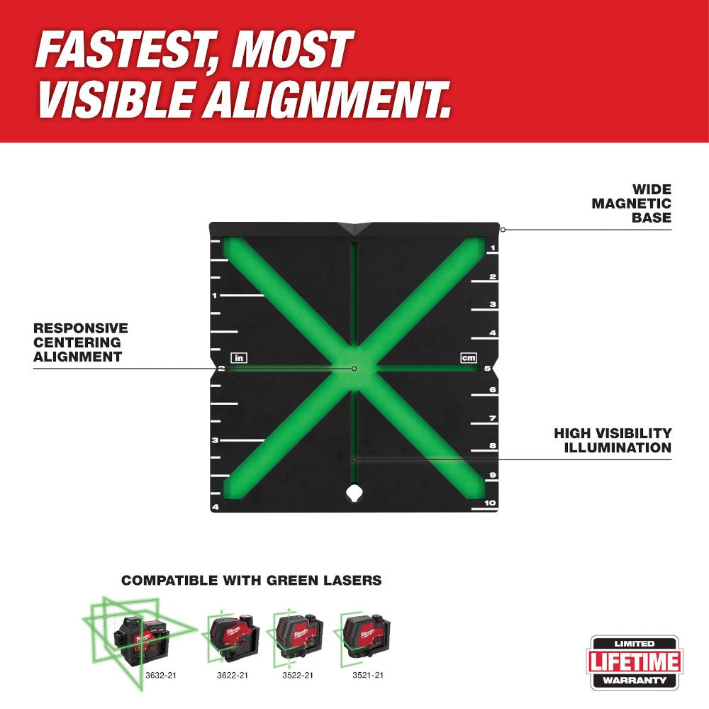 Milwaukee 48-35-1111 Responsive Laser Alignment Target