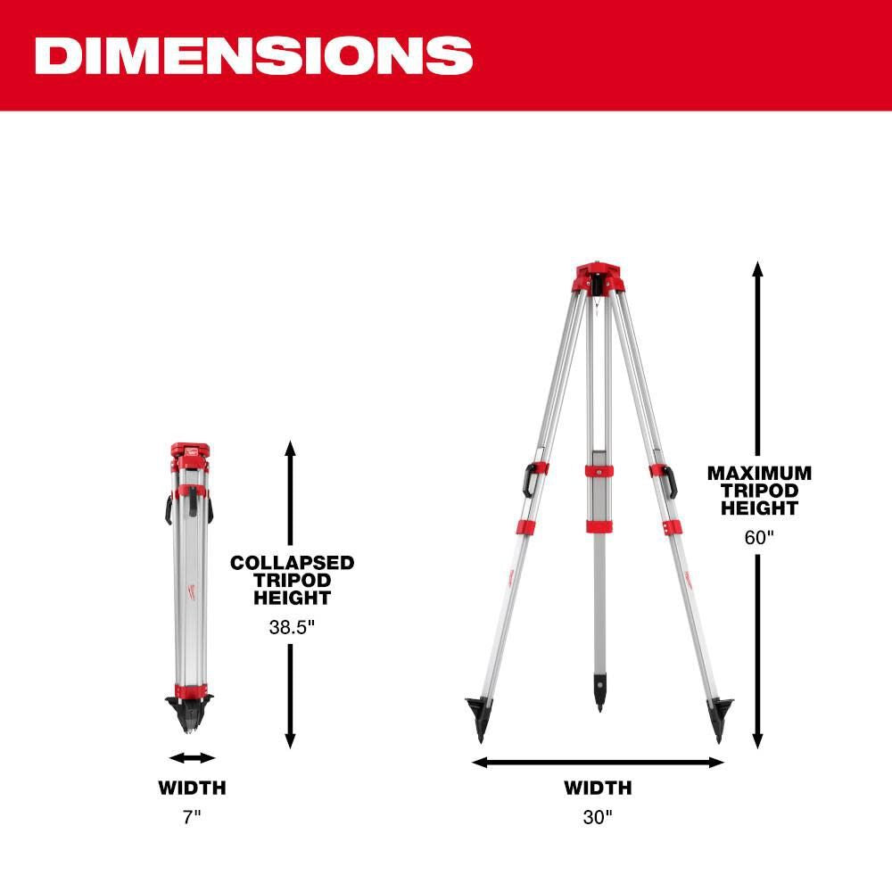 Milwaukee 48-35-3700 Rotary Laser Tripod