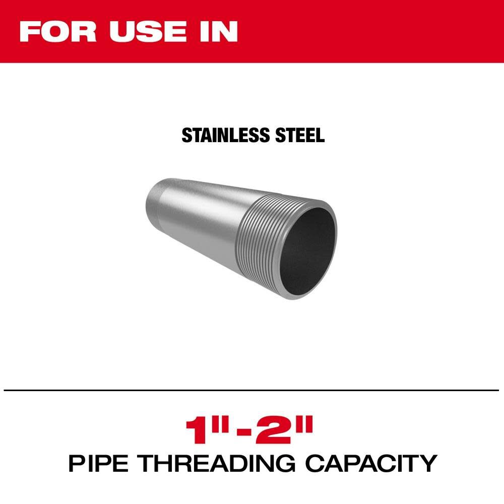 Milwaukee 48-36-1206 1-2 High Speed FOR STAINLESS NPT Universal Pipe Threading Dies