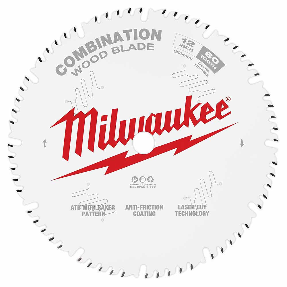 Milwaukee 48-40-1222 12 60T Combination Circular Saw Blade