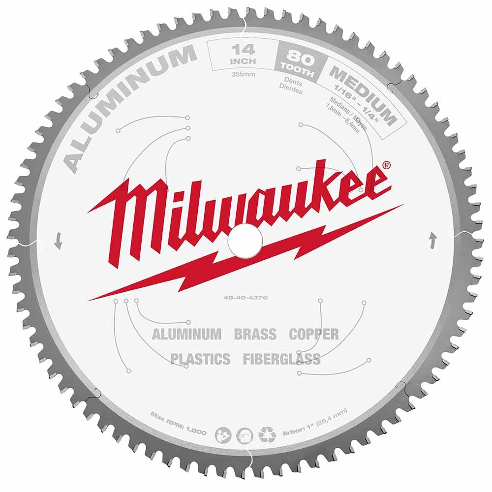 Milwaukee  48-40-4370 14 80T Aluminum CSB, 1