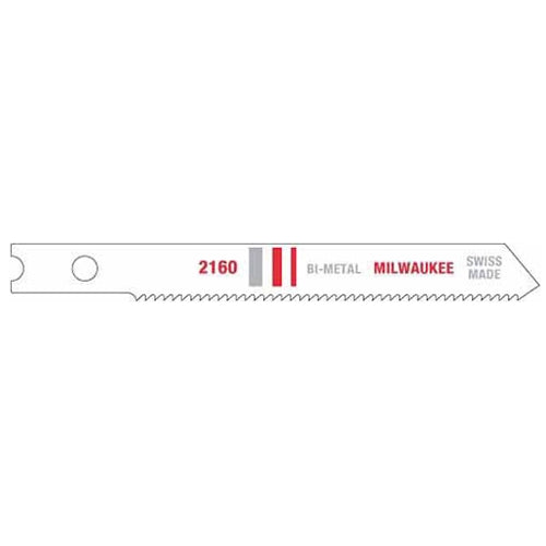 Milwaukee 48-42-2160 2-3/4 x 24TPI Bi-Metal Jig Saw Blade 5-Pack