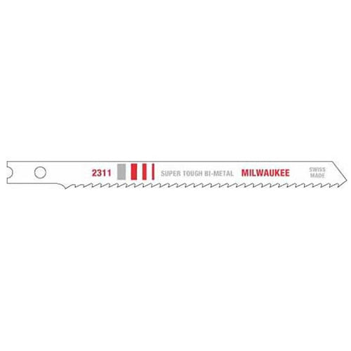 Milwaukee 48-42-2311 4 x 10 TPI, Bi-Metal Jig Saw Blades, 5-Pack