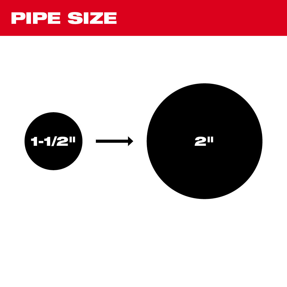 Milwaukee 48-53-3811 Drop Head Bulb Auger 5/8 Sectional Cable