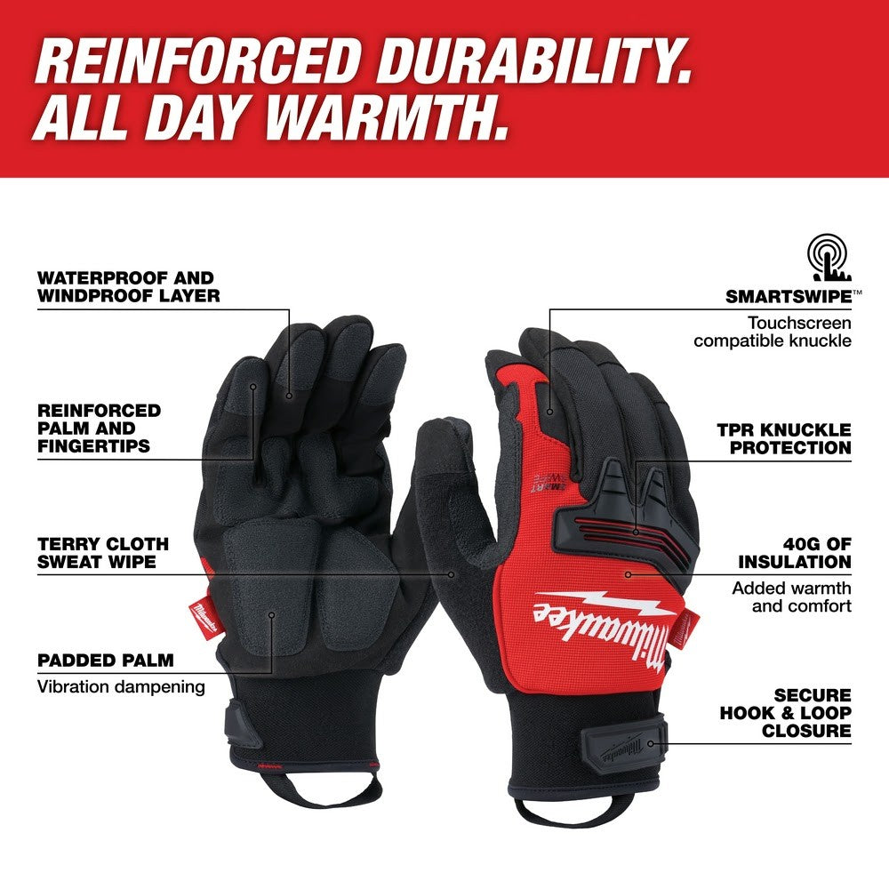 Milwaukee 48-73-0042 Winter Demolition Gloves – Large