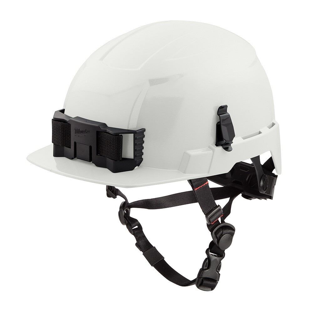 Milwaukee 48-73-1321 White Front Brim Hard Hat Helmet with BOLT™ - Class E