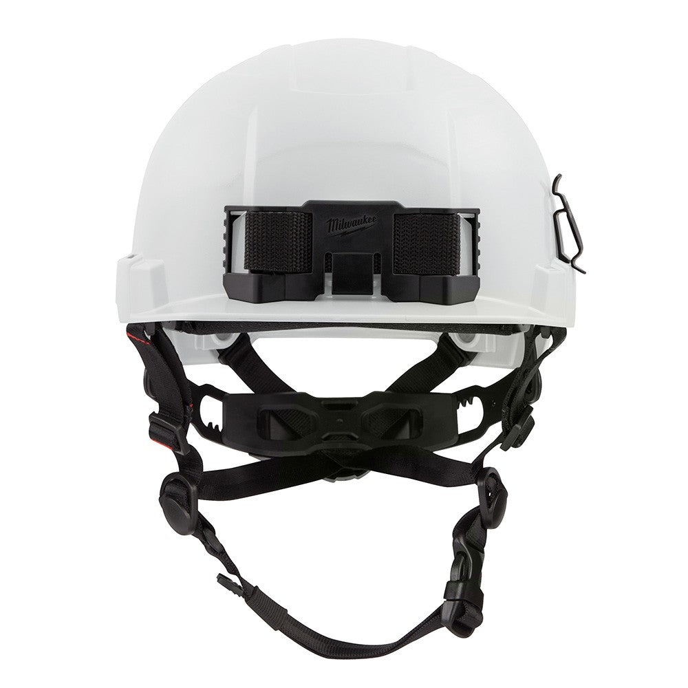 Milwaukee 48-73-1321 White Front Brim Hard Hat Helmet with BOLT™ - Class E