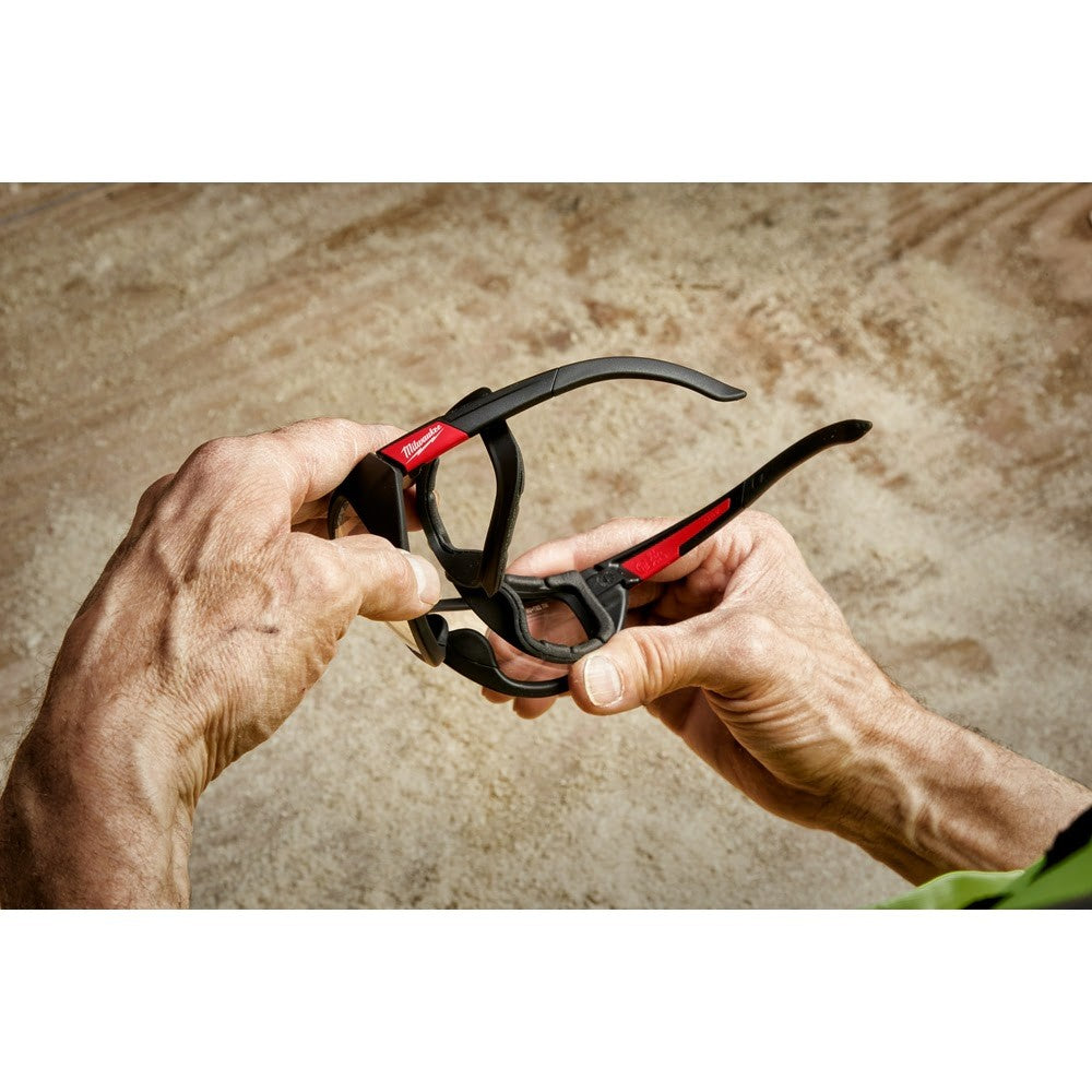 Milwaukee 48-73-2040 Clear High Performance Safety Glasses with Gasket