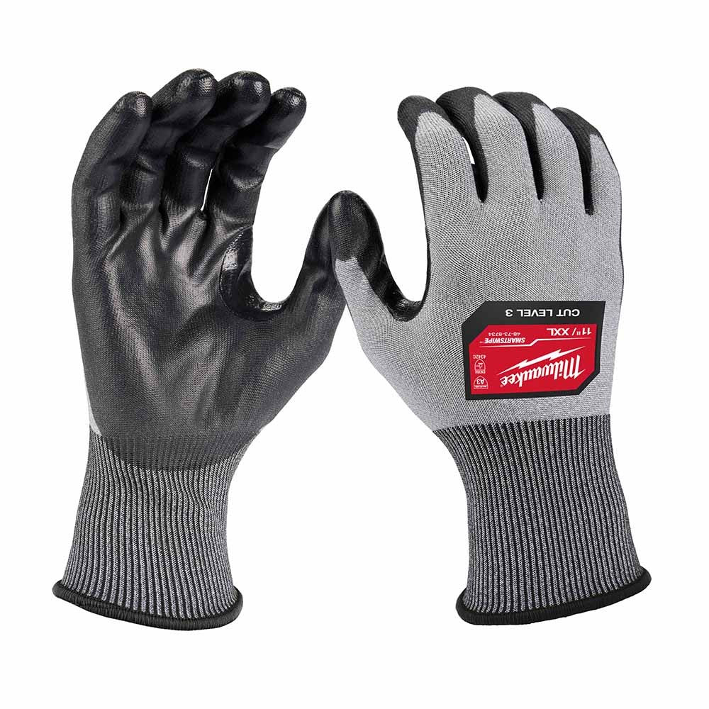 Milwaukee 48-73-8734B High Dexterity A3 Polyurethane Dipped Gloves - 2XL