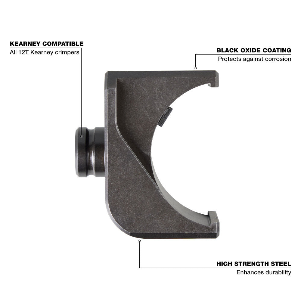 Milwaukee 49-12-KUAD Kearney to U-Die Adapter for 12T Kearney Crimpers