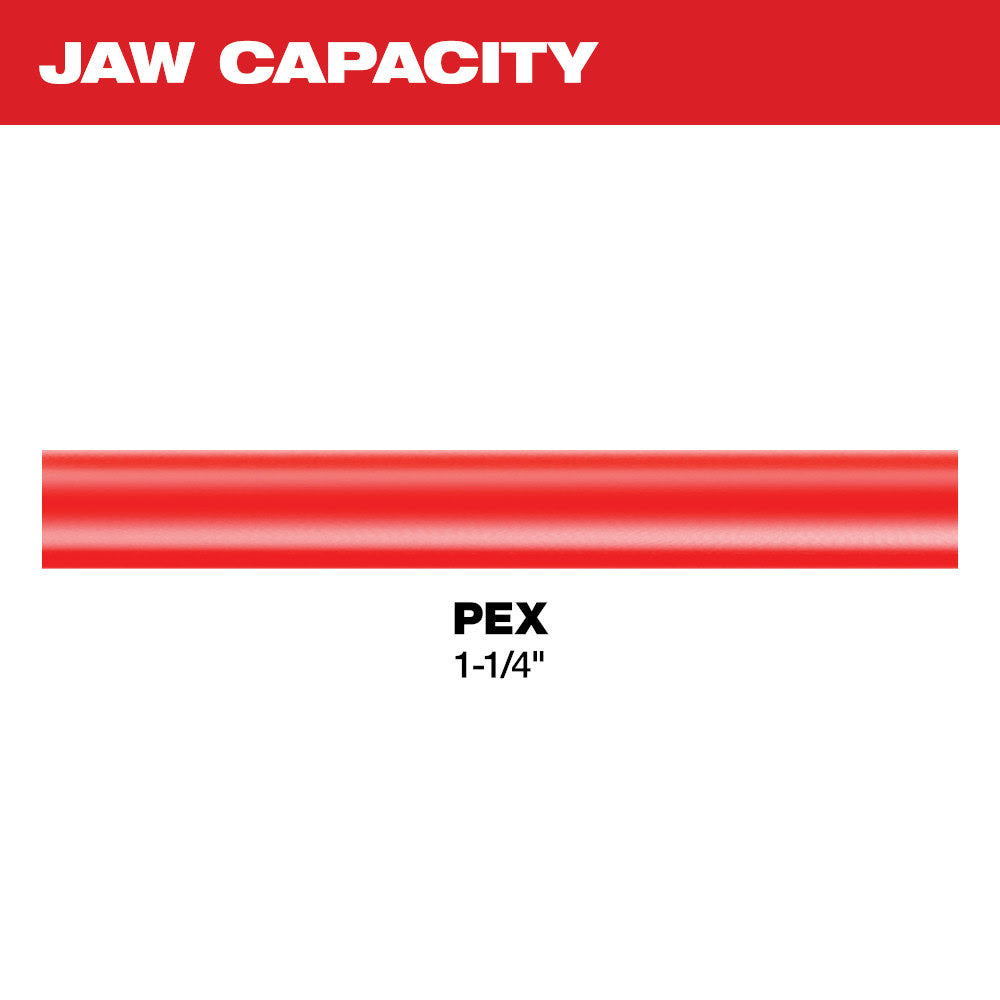 Milwaukee 49-16-2655C 1-1/4 PEX Crimp (F1807) Jaw for M18 FORCE LOGIC Press Tools