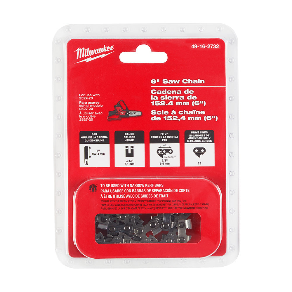 Milwaukee 49-16-2732 6 Saw Chain