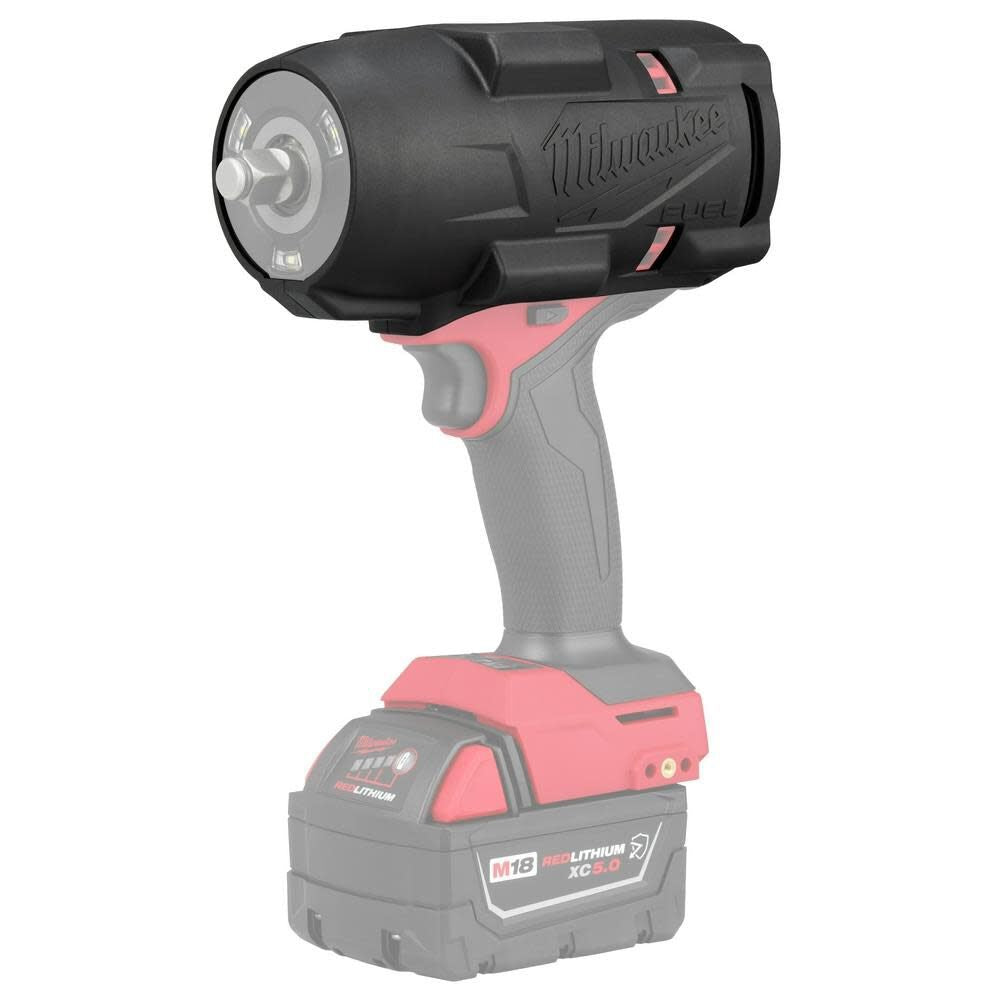 Milwaukee 49-16-2967 M18 FUEL 1/2 High Torque Impact Wrench w/ Friction Ring Protective Boot