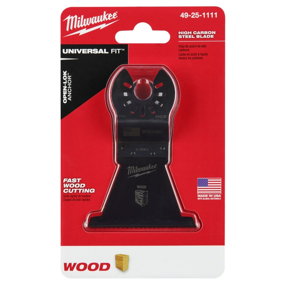 Milwaukee 49-25-1101 Milwaukee® OPEN-LOK™ 1-3/8 HCS Wood Blade 1 Pack