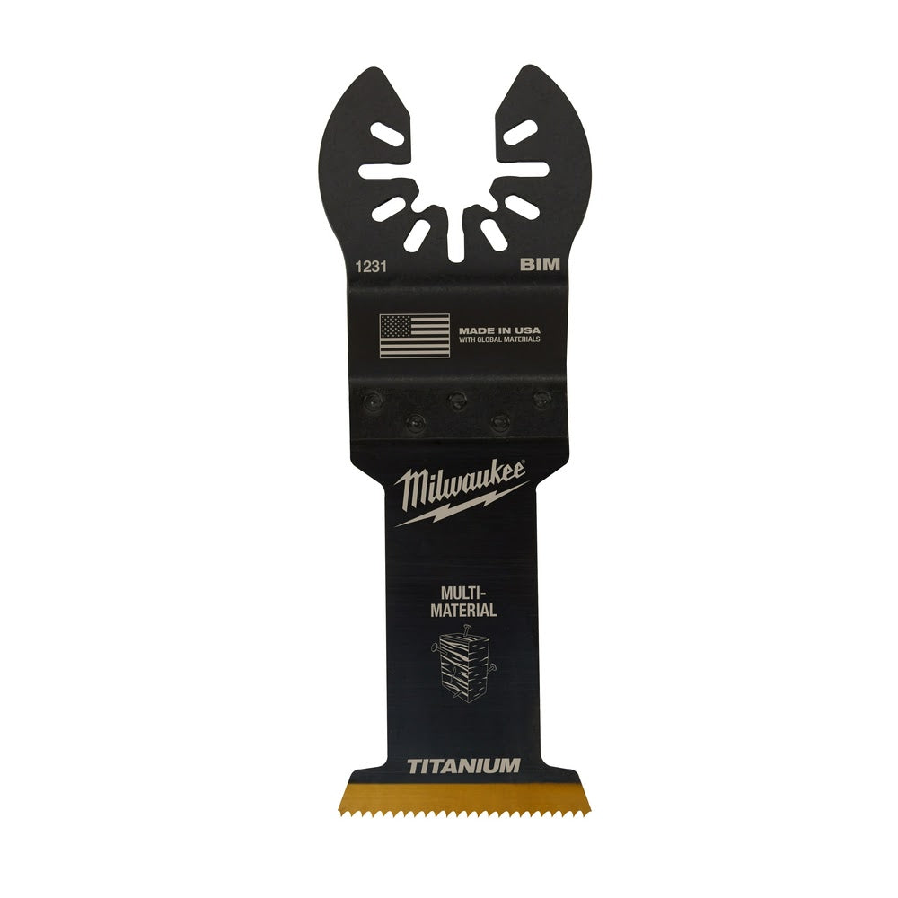 Milwaukee  49-25-1231 Milwaukee® OPEN-LOK™ 1-3/8 TITANIUM ENHANCED BI-METAL MULTI-MATERIAL BLADE 1PK