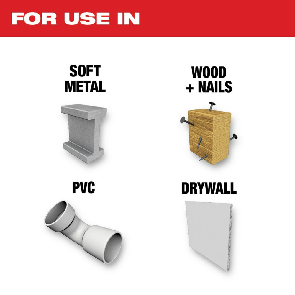 Milwaukee  49-25-1231 Milwaukee® OPEN-LOK™ 1-3/8 TITANIUM ENHANCED BI-METAL MULTI-MATERIAL BLADE 1PK