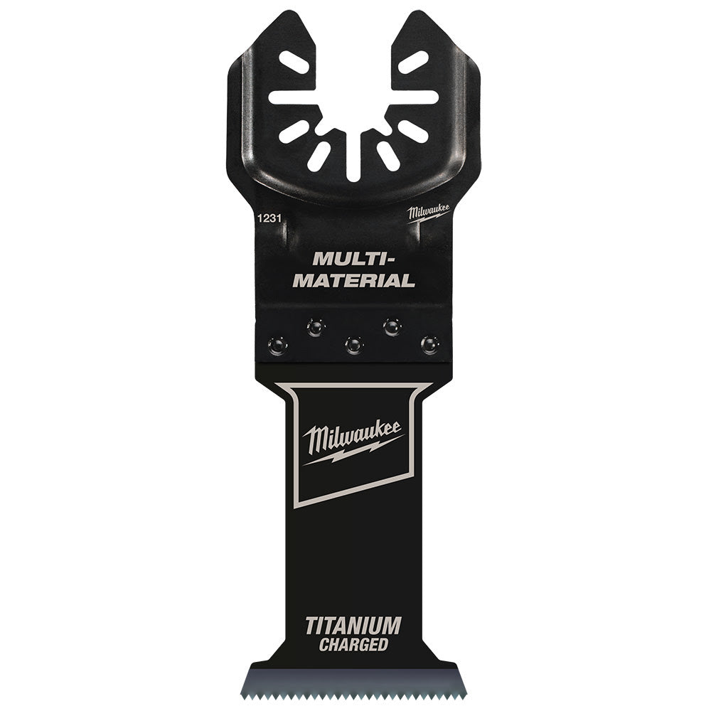 Milwaukee 49-25-1238 Open-Lok 1-3/8 Titanium Charged Bi-Metal Multi-Material Multi-Tool Blades 25Pk