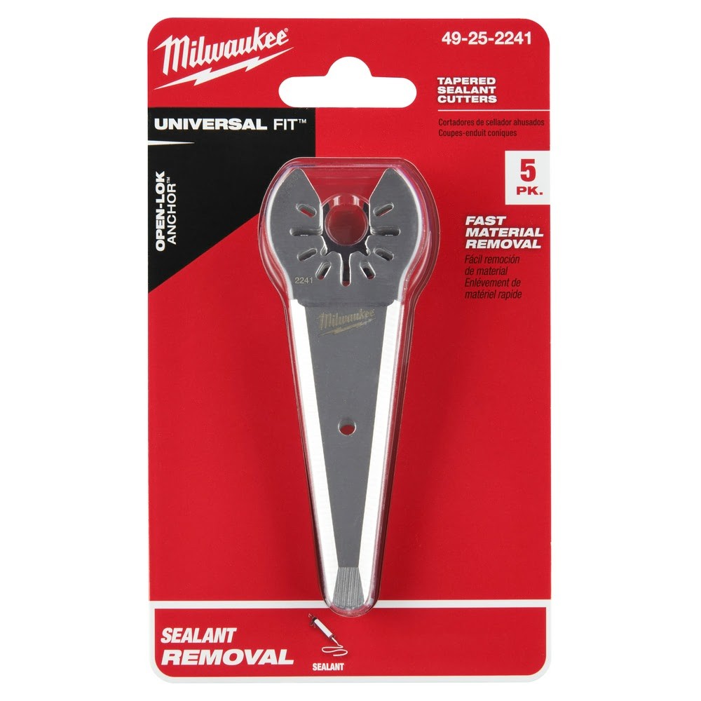 Milwaukee 49-25-2241 OPEN-LOK™ TAPERED SEALANT Cutting Blade 5 Pack