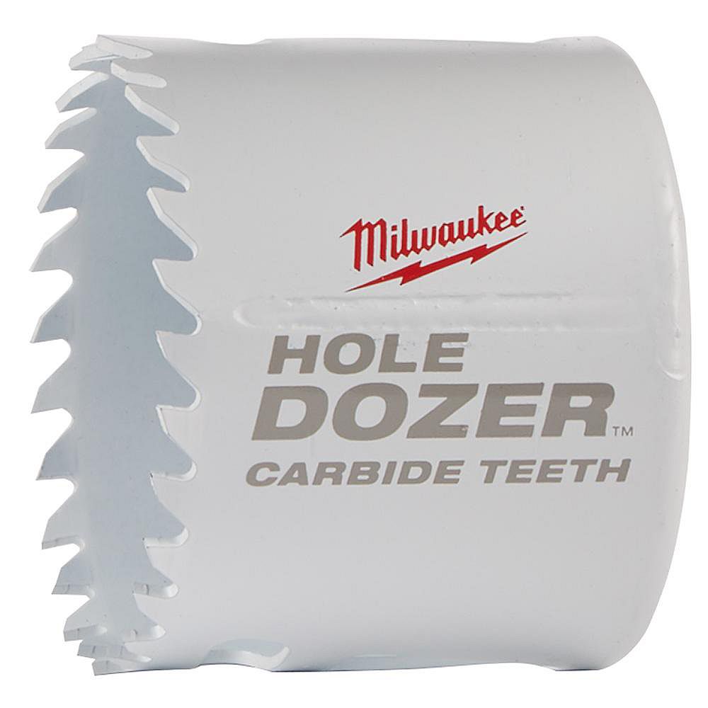 Milwaukee 49-56-0726 2-3/8 Hole Dozer with Long Life Carbide Teeth Hole Saw