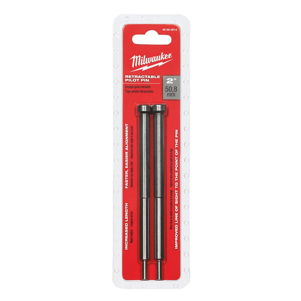 Milwaukee 49-59-0012 2 Retractable Pilot Pin